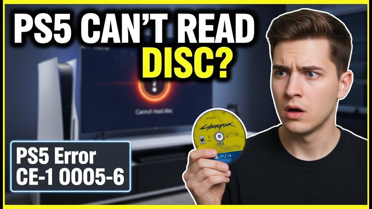 Исправление ошибки чтения диска PS5! Решите CE-100005-6 за считанные минуты (инструменты не требу...