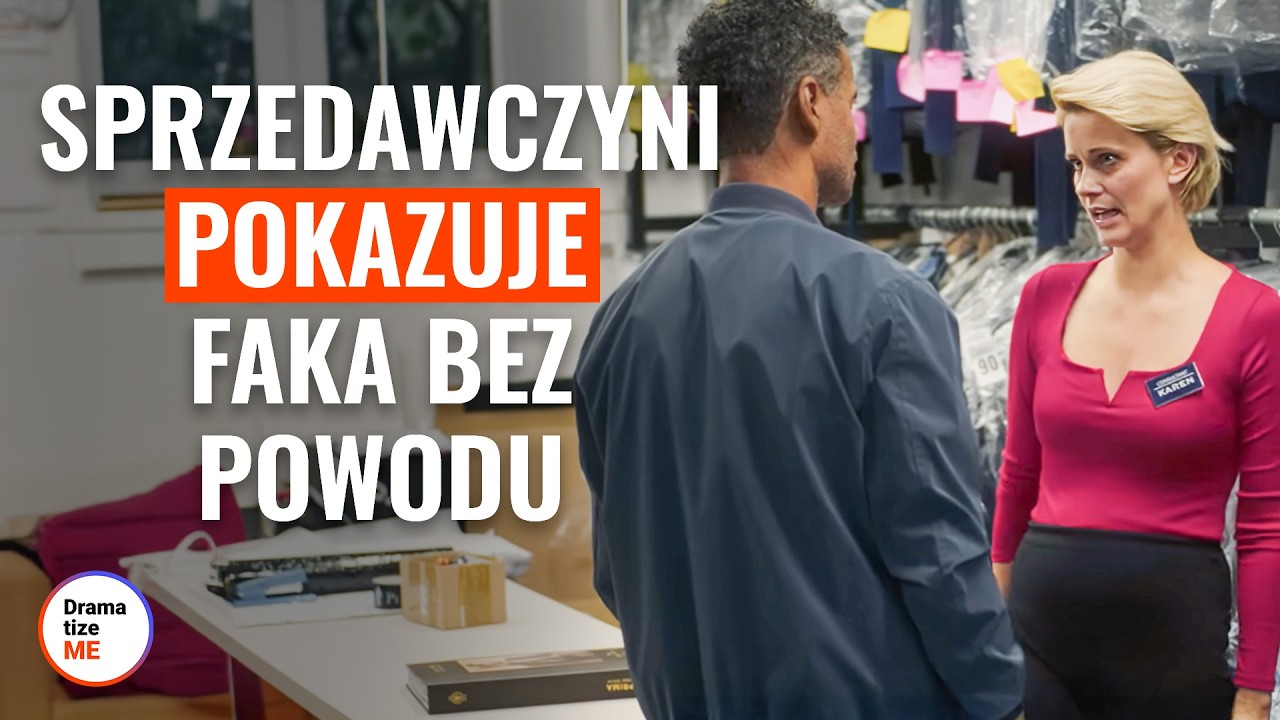 Sprzedawczyni pokazuje faka bez powodu | @DramatizeMe Polska