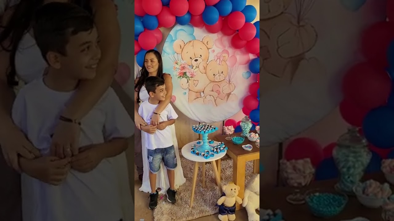 Chá revelação com música 🎶 😍 O que será AnaLu ou Rafael? ❤💙
