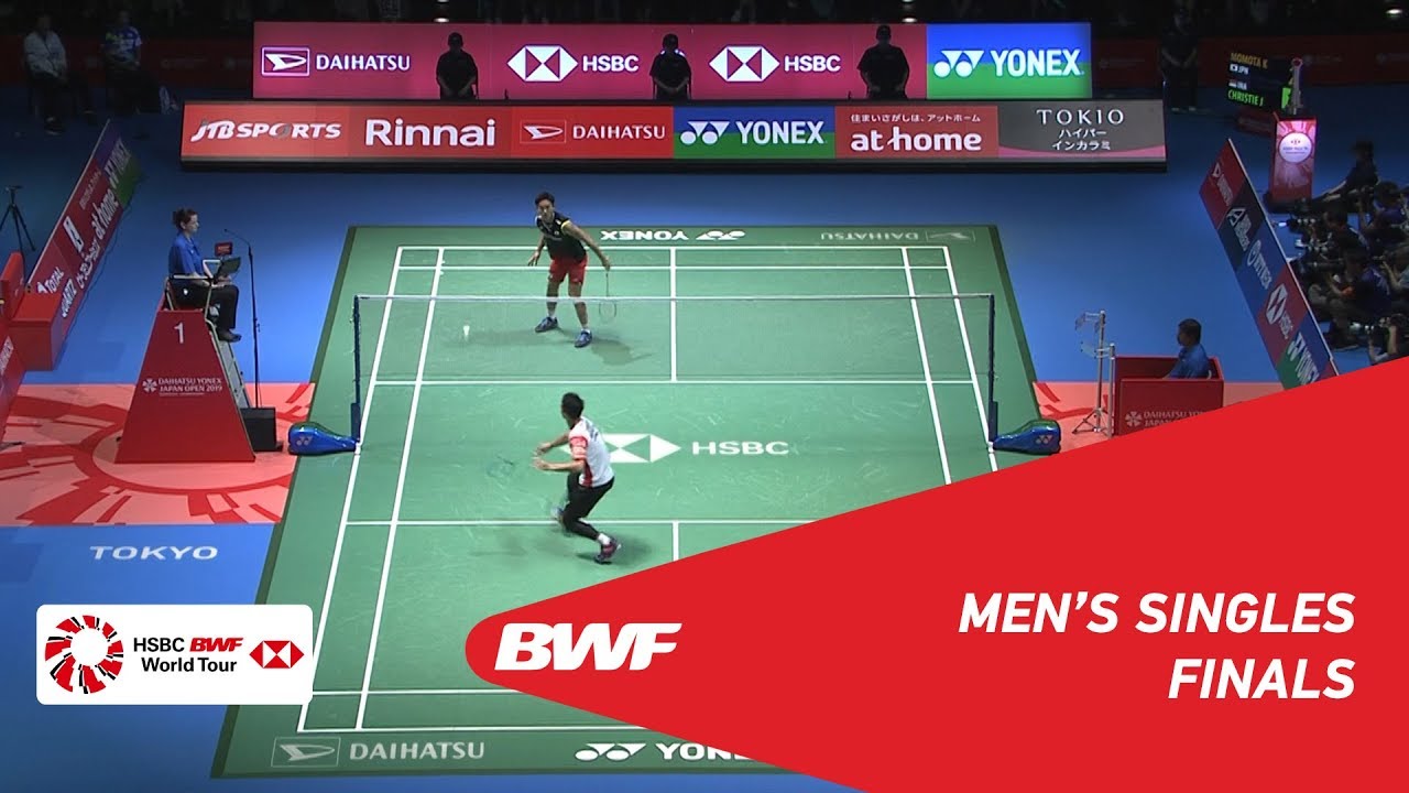F | MS | Kento MOMOTA (JPN) [1] vs. Jonatan CHRISTIE (INA) [6] | BWF 2019