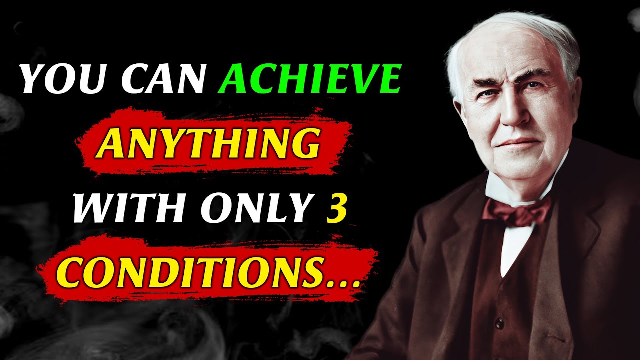 Thomas Alva Edison Quotes you should know before you Get Old!