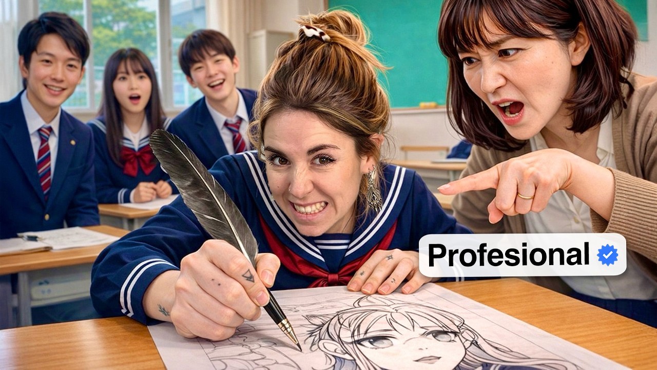 PROFESIONAL me ense&ntilde;a a DIBUJAR MANGA en JAP&Oacute;N🇯🇵👀✍🏻