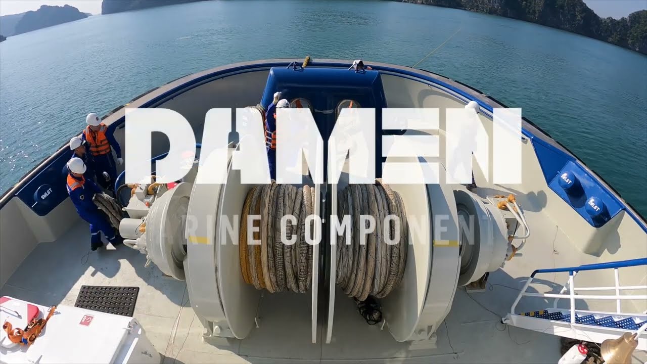 Marine Winches | Low-maintenance efficiency | Damen Marine Components