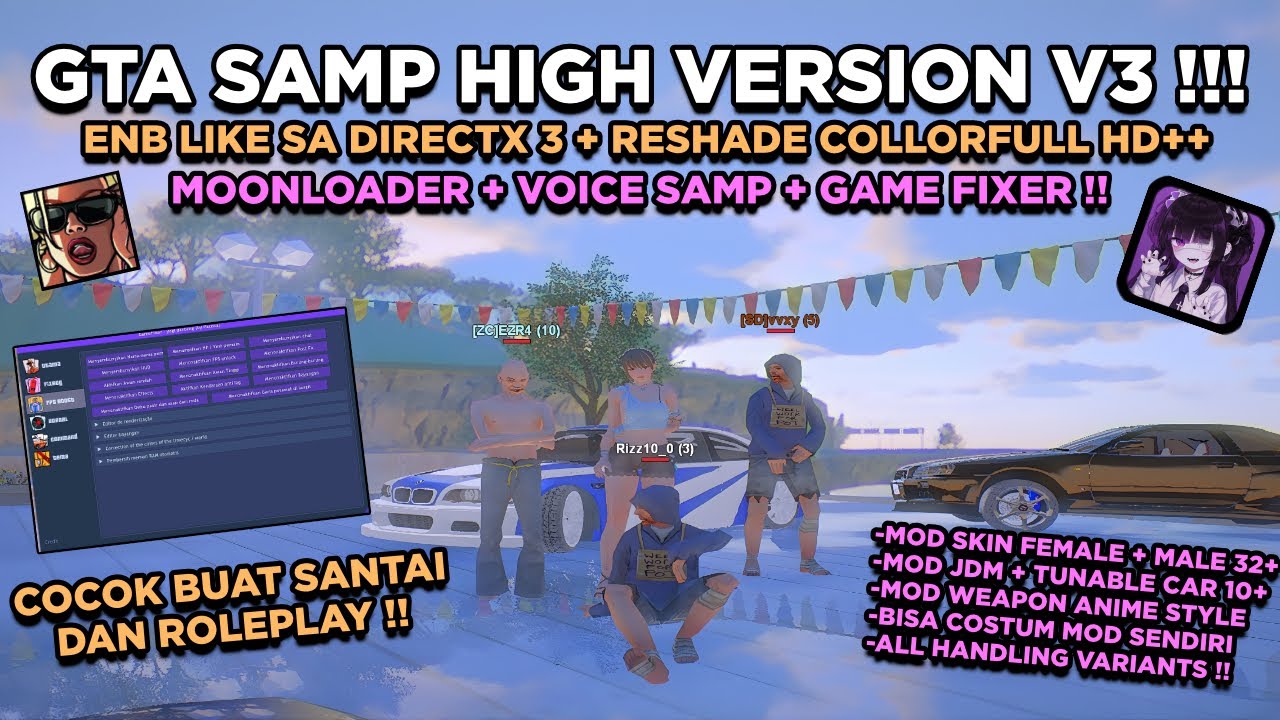 SHARE GTA SAMP/MODPACK PC & LAPTOP HIGH END VERSION ENB ETHMOD + RESHADE HD !! FULL MOD + FULL FITUR