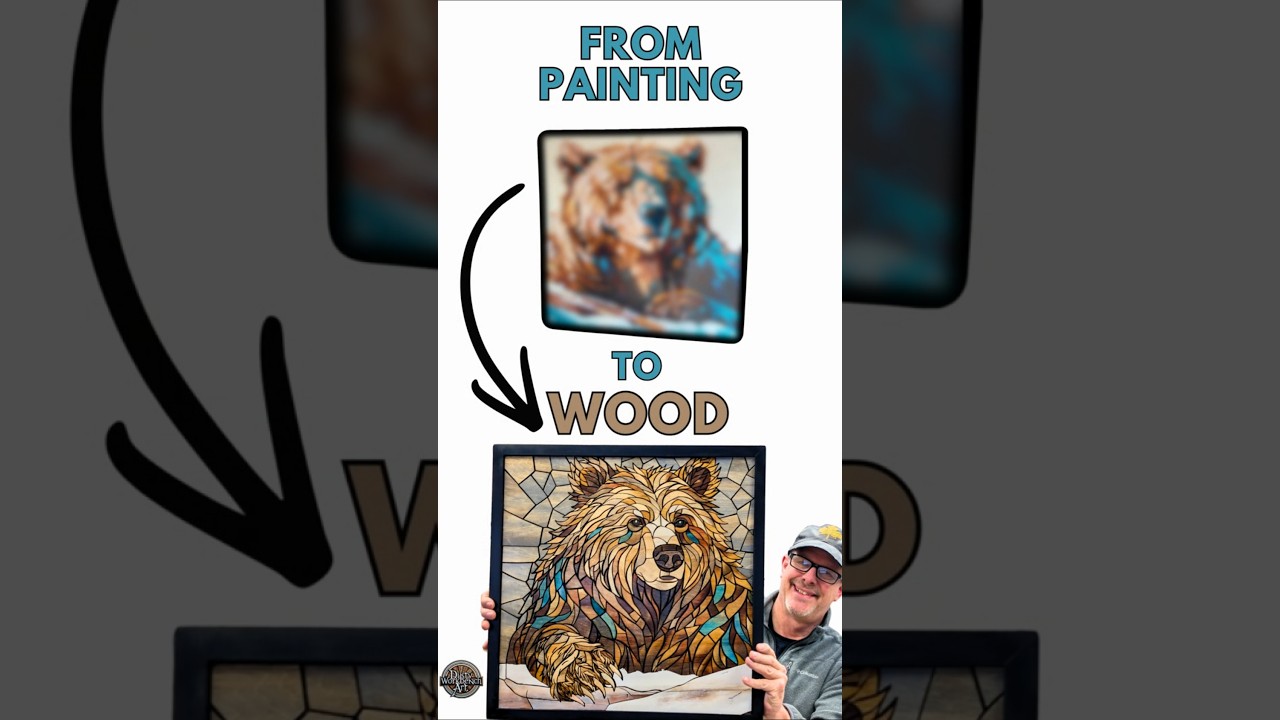 Stained Glass Illusion Bear