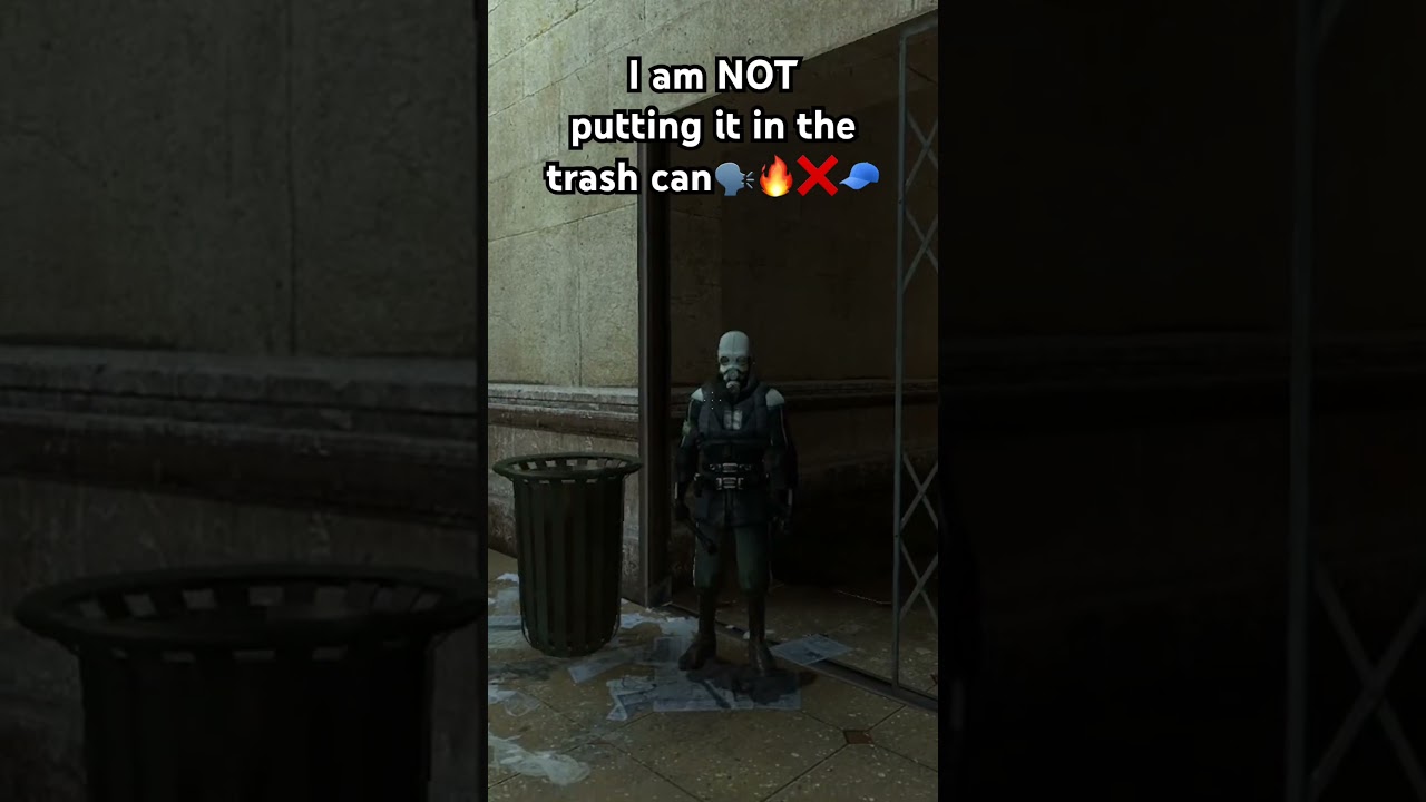 Pick up that can.. #halflife #half #life #halflife2 #blackmesa #combine #metrocop #viral #fyp