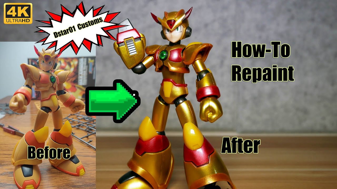 Dstar01 Customs: Kotobukiya X-tra Shiny Gold Mega Man X Max Armor Hyper Chip Ver.