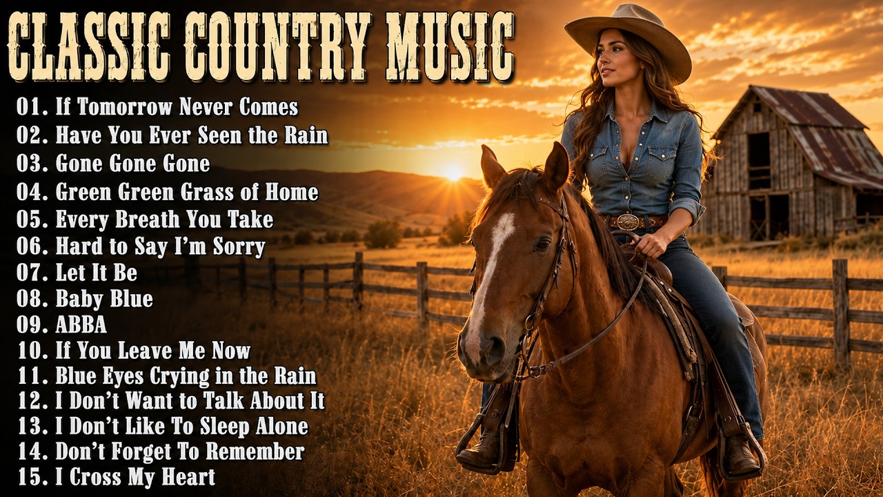 Have You Ever Seen the Rain, Green Green Grass of Home | Classic Country | Timeless 60s 70s 80s