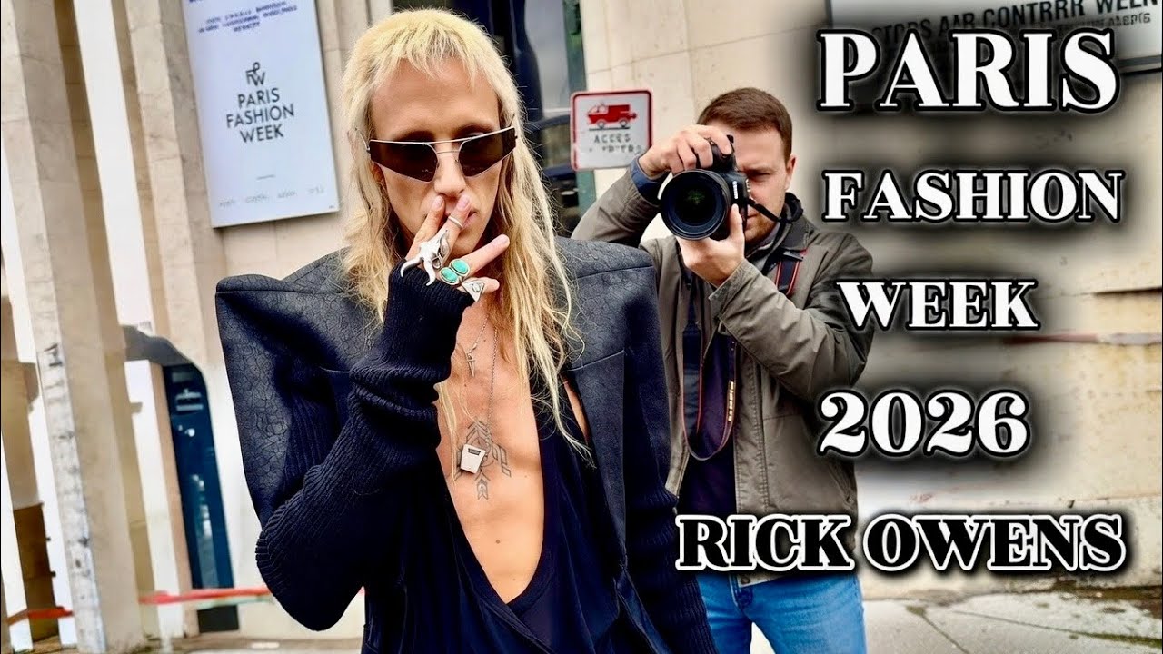 Rick Owens Street Style Is Next Level | Paris Fashion Week 2026