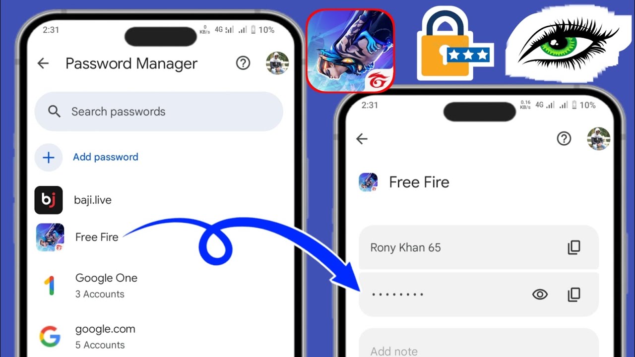 Free Fire Şifrenizi Nasıl Görebilirsiniz2025 | E-posta veya telefon numarası olmadan Free Fire