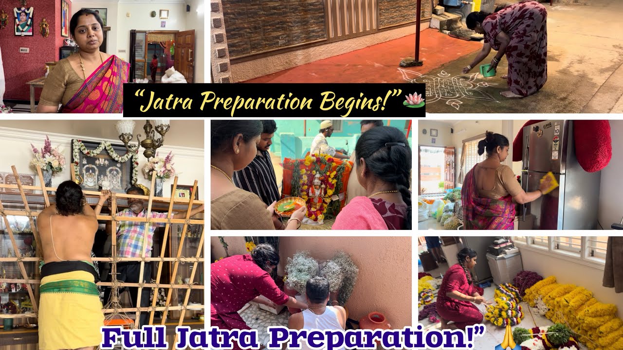 Getting Ready for Sri Chowdeshwari Jatra 🙏 | Full Preparation Vlog ✨😇