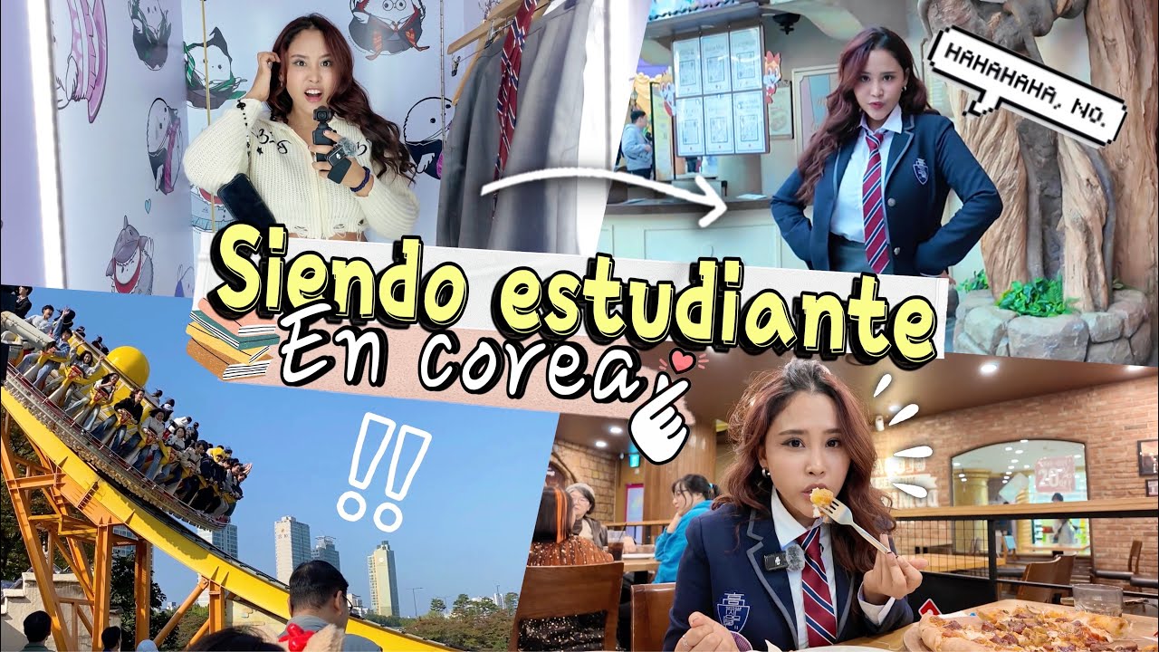 SIENDO ESTUDIANTE EN COREA TODO UN DIA 🤩🎡📚 | Mila
