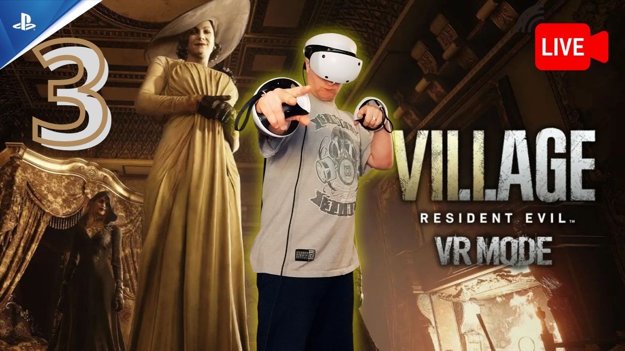3🔴 Ona jak wino. | Resident Evil Village 🫣VR MODE #nażywo