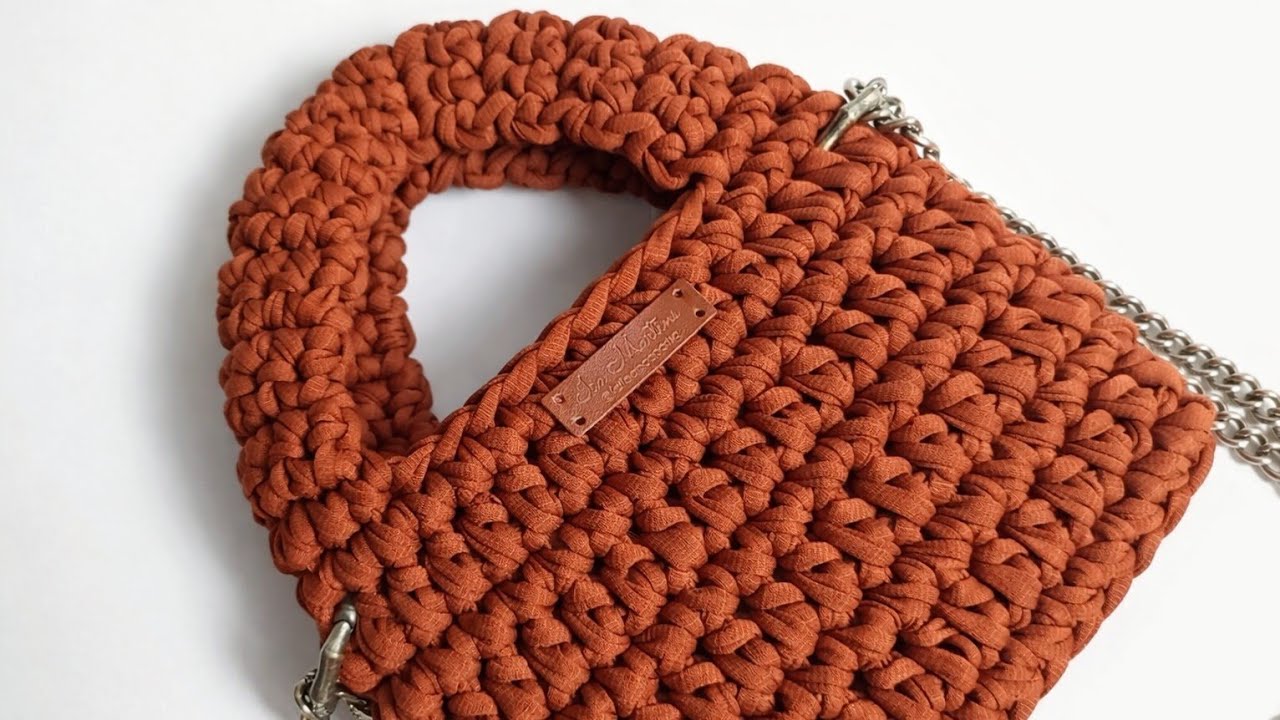 Bolsa Bag de Crochê de Mão - Ombro | Fácil e Econômica!