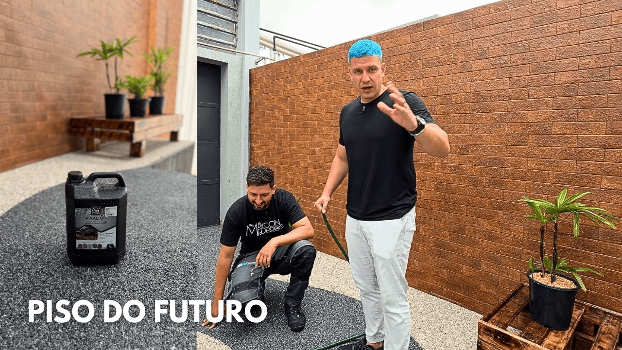 Melhor Piso para cal&ccedil;ada e garagem que existe - Piso de Pedras drenantes