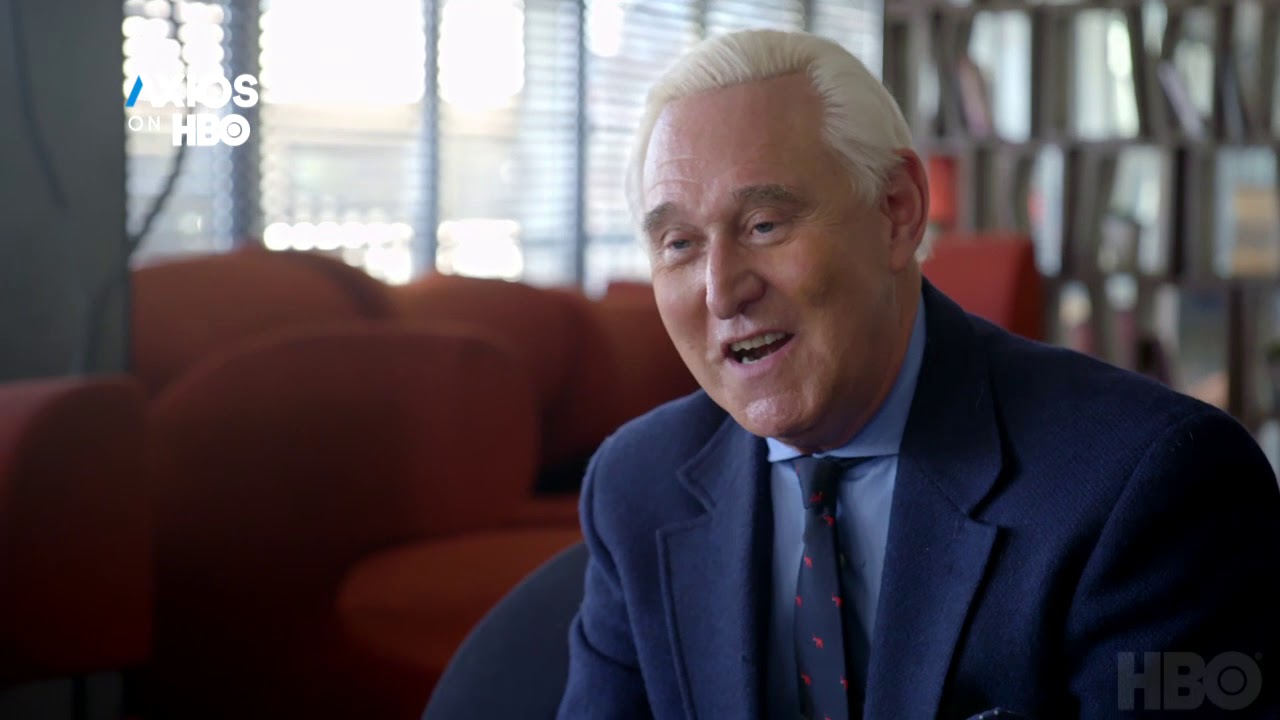 Roger Stone repeatedly refuses to answer &ldquo;Axios on HBO&rdquo; questions, citing gag order