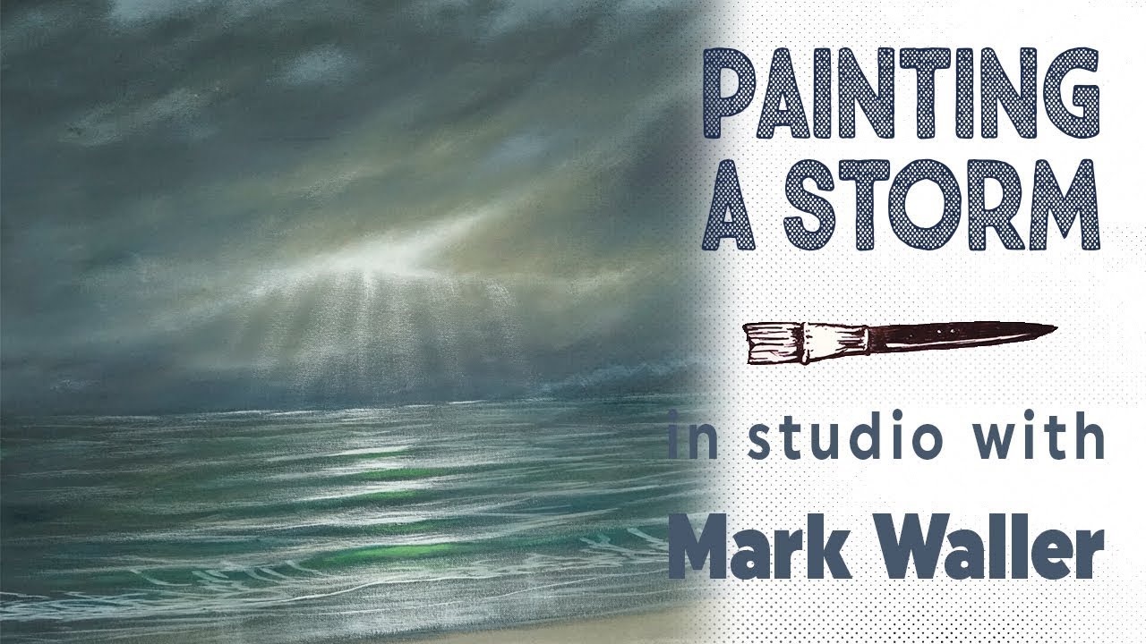Painting Up A Storm - in studio with Mark Waller
