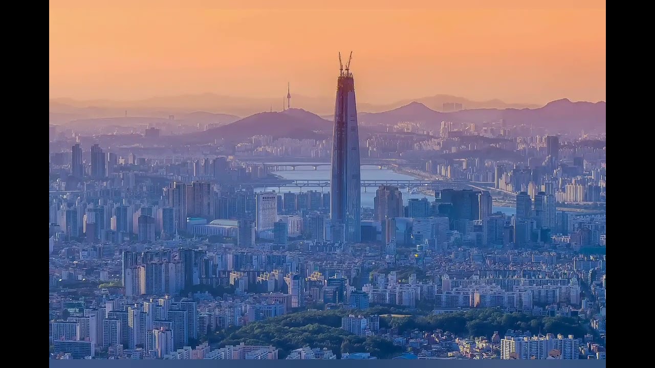Lotte world Tower construction timelapse 2011 - 2017