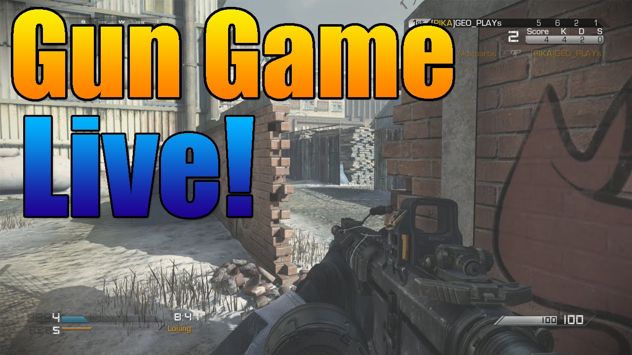 Call of Duty Ghosts: Gun Game Live