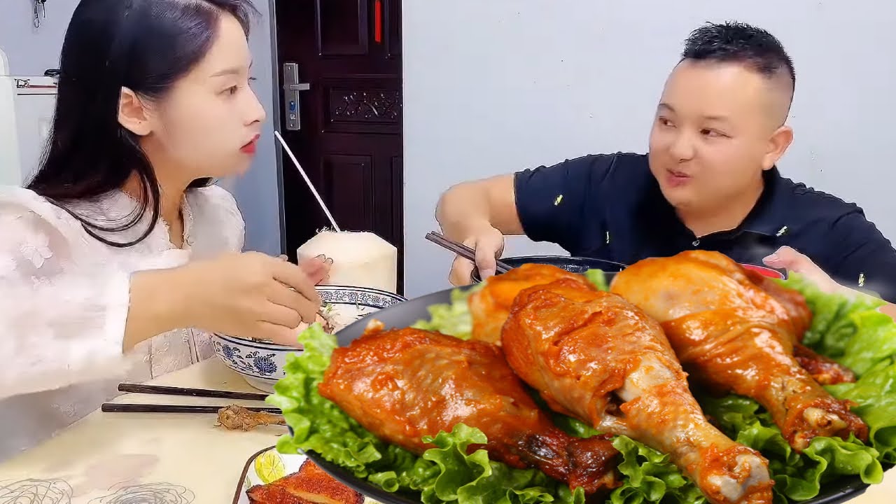 鸡腿保卫战彻底失败！我藏的三个大鸡腿被蠢老公一锅端，回来只剩一堆骨头，气哭了！【九零后夫妻】