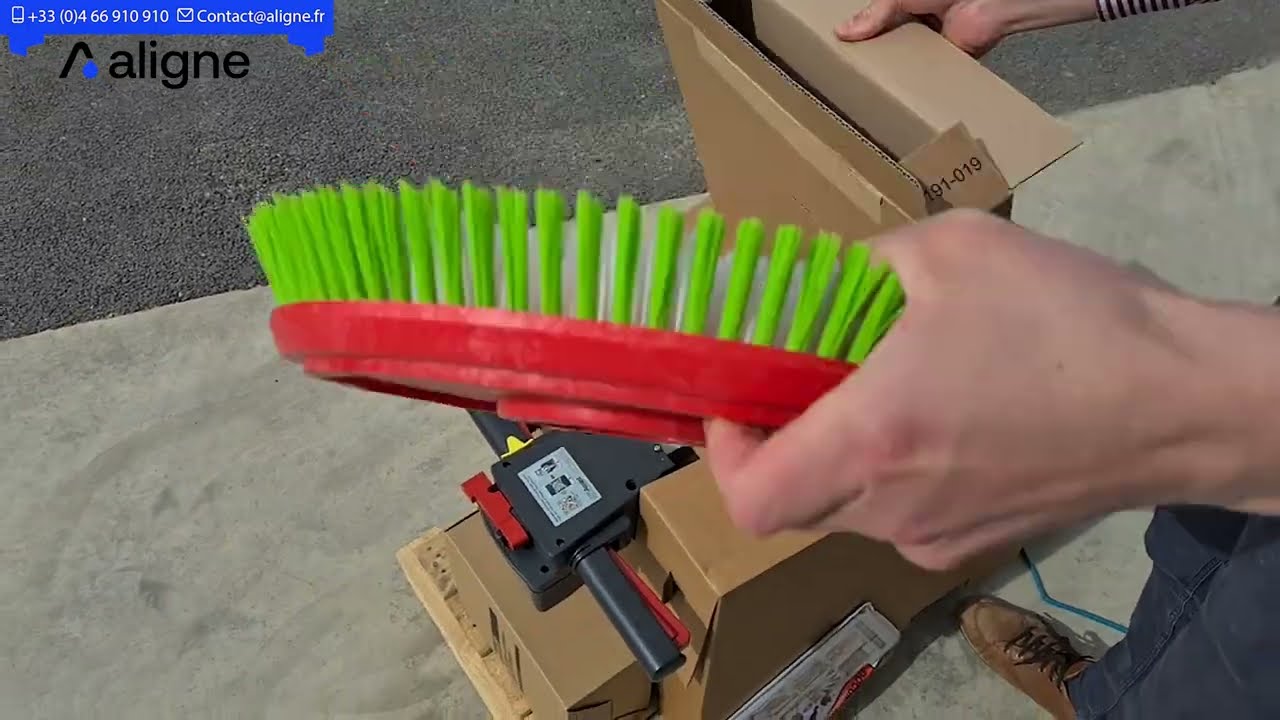 Présentation et mise en service de l'autolaveuse Numatic TTB 1840 36V