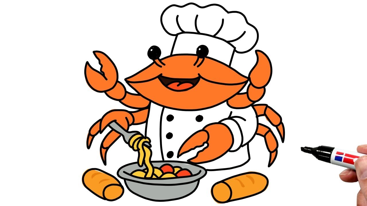 How to Draw Chef Crabacadabra