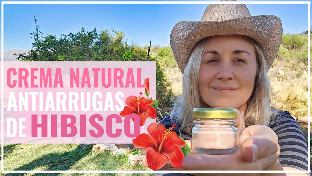 🌸 Crema Antiedad Natural y Casera! de Hibisco 🌸| Cosmetica Natural en casa
