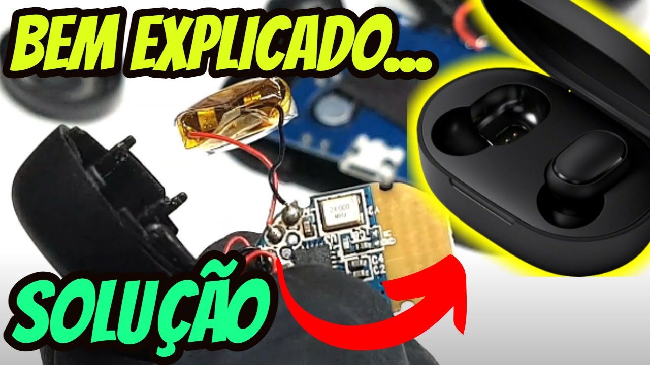 FONE Redmi Airdots 2 Airdots S  Não CARREGA ou SEM CARREGAR o Lado direito...como RESOLVER - Solução