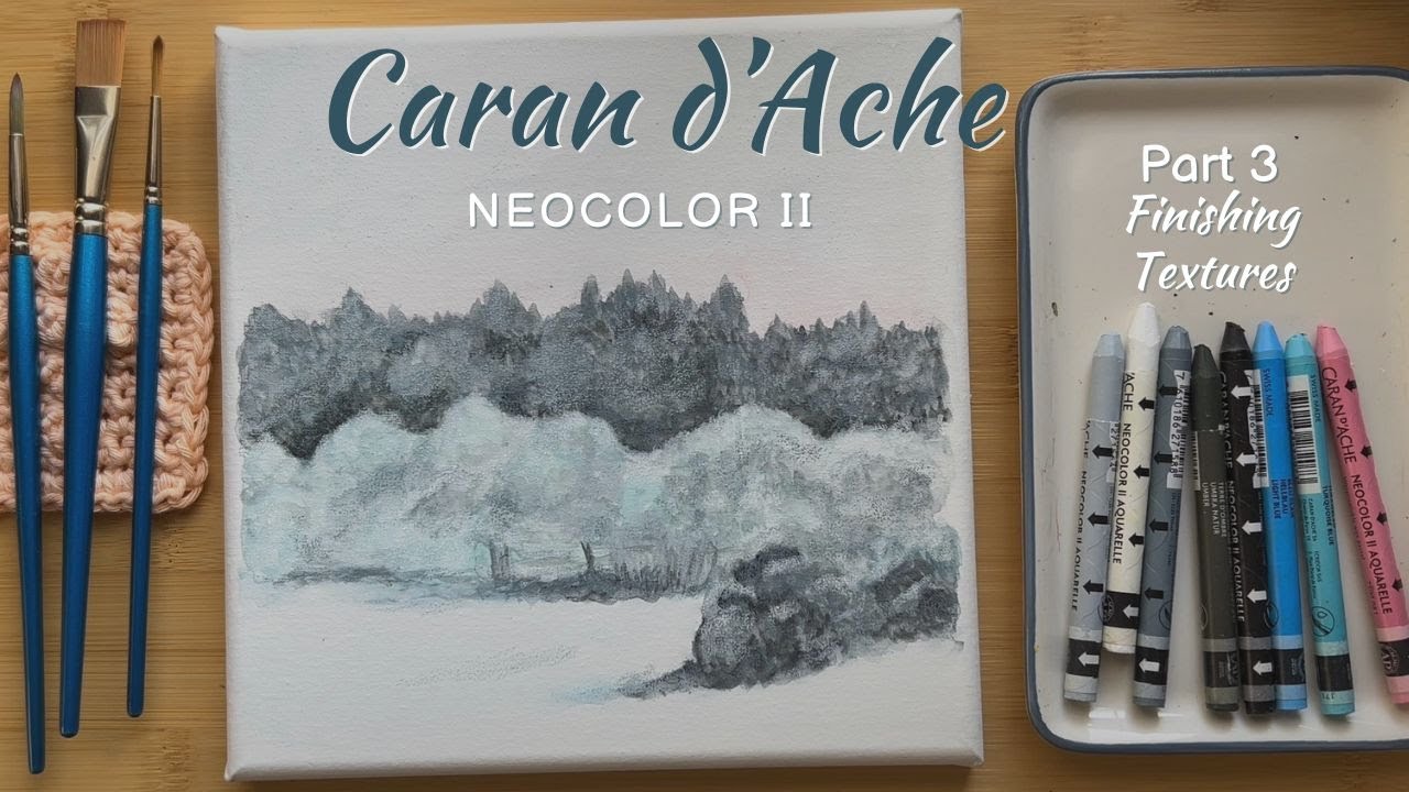Живопись импрессионизма | Caran d’Ache Neocolor II | Часть 3