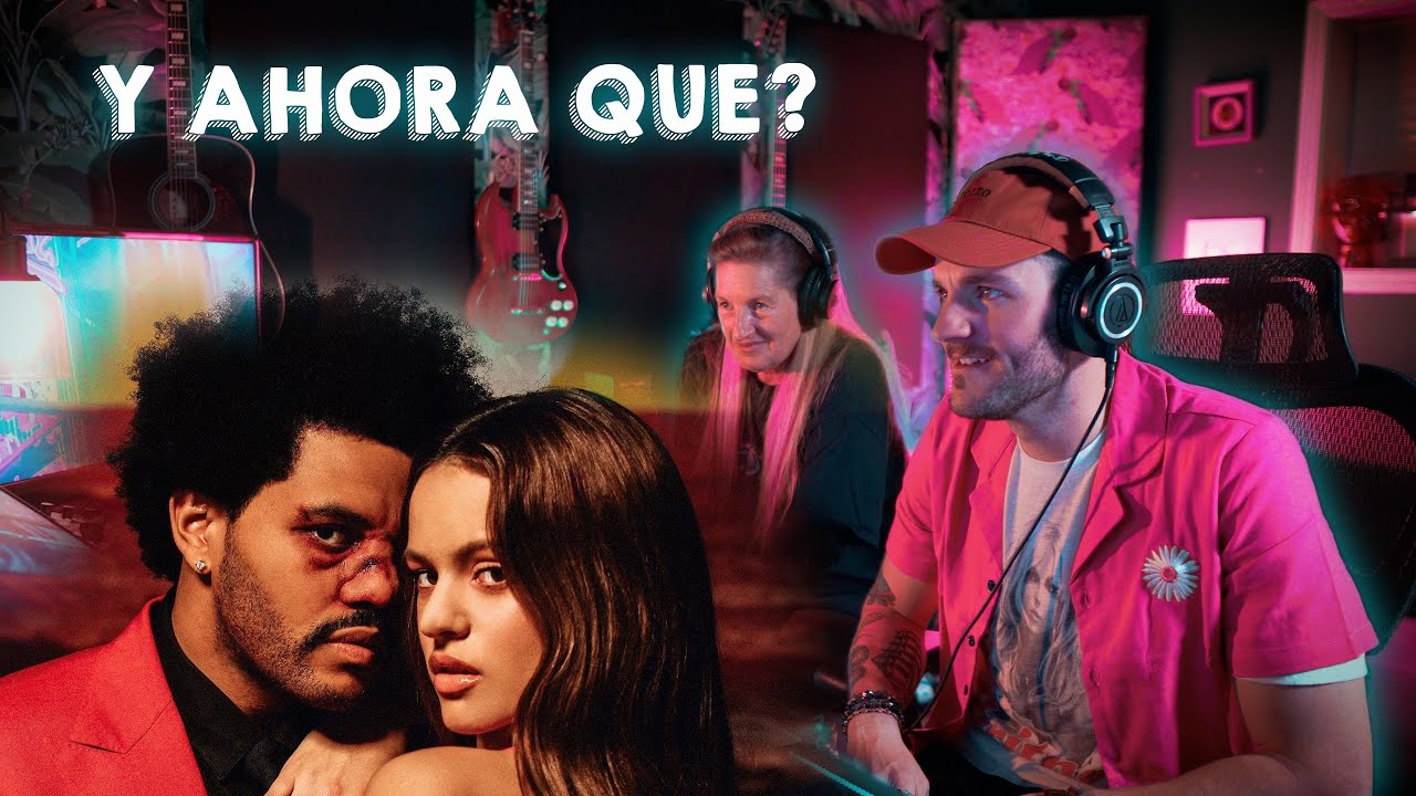 AMERICANO y su MADRE reaccionan a ROSALÍA - LA FAMA (Official Video) ft. The Weeknd