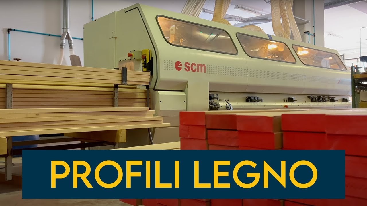 PRODUZIONE PROFILI IN LEGNO SCM