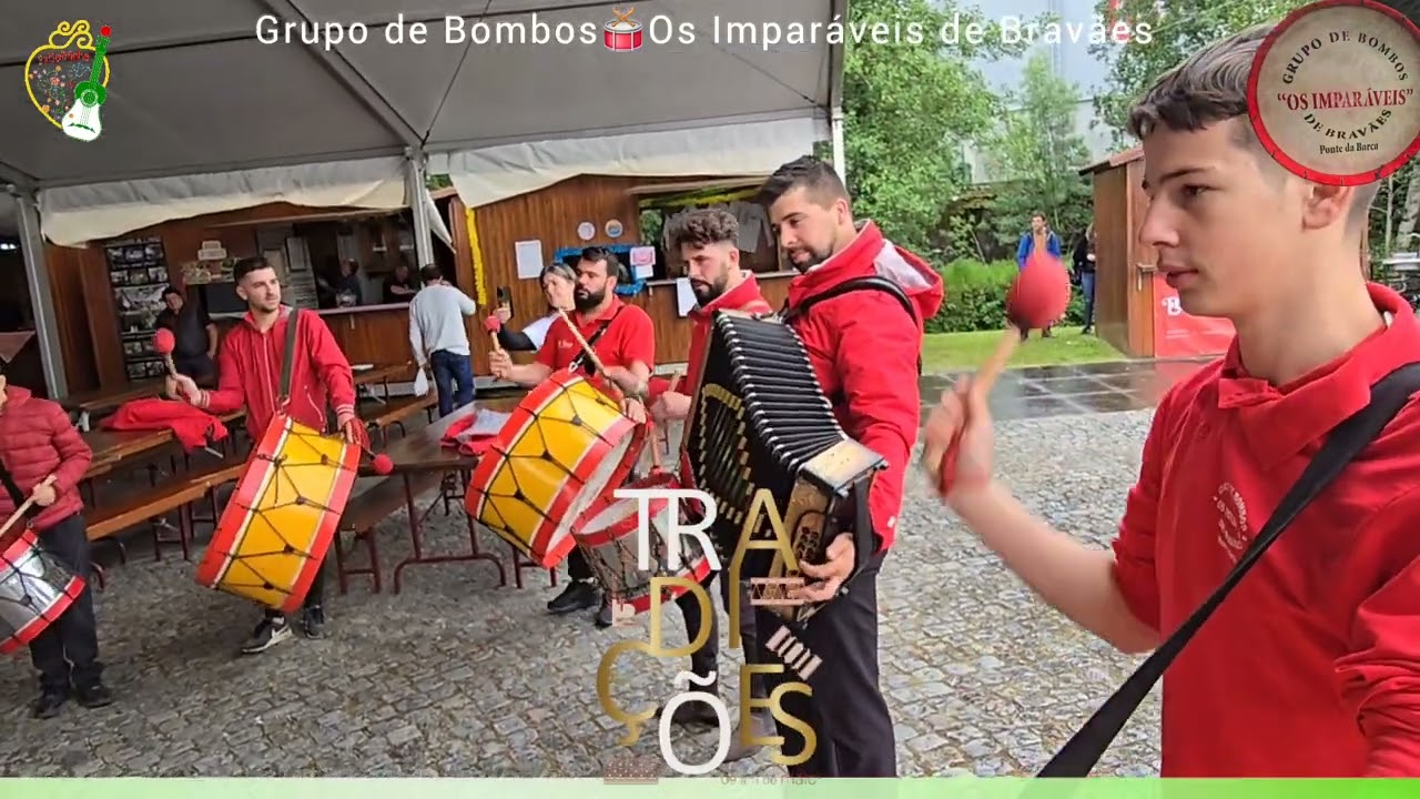 Grupo de Bombos 🥁Os Imparáveis de Bravães 🎉Festa das Tradições 🎈Ponte da Barca