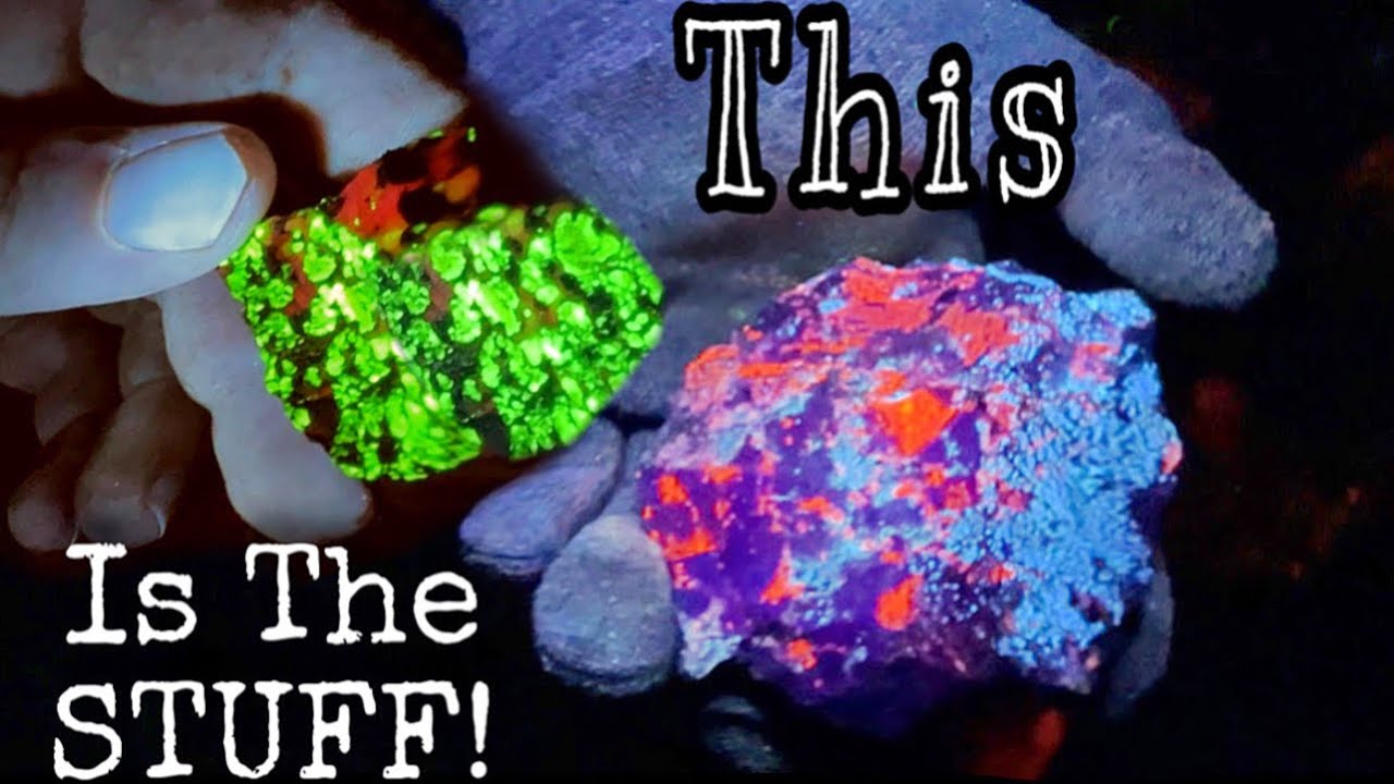 Fluorescent Rocks YOU Can find!