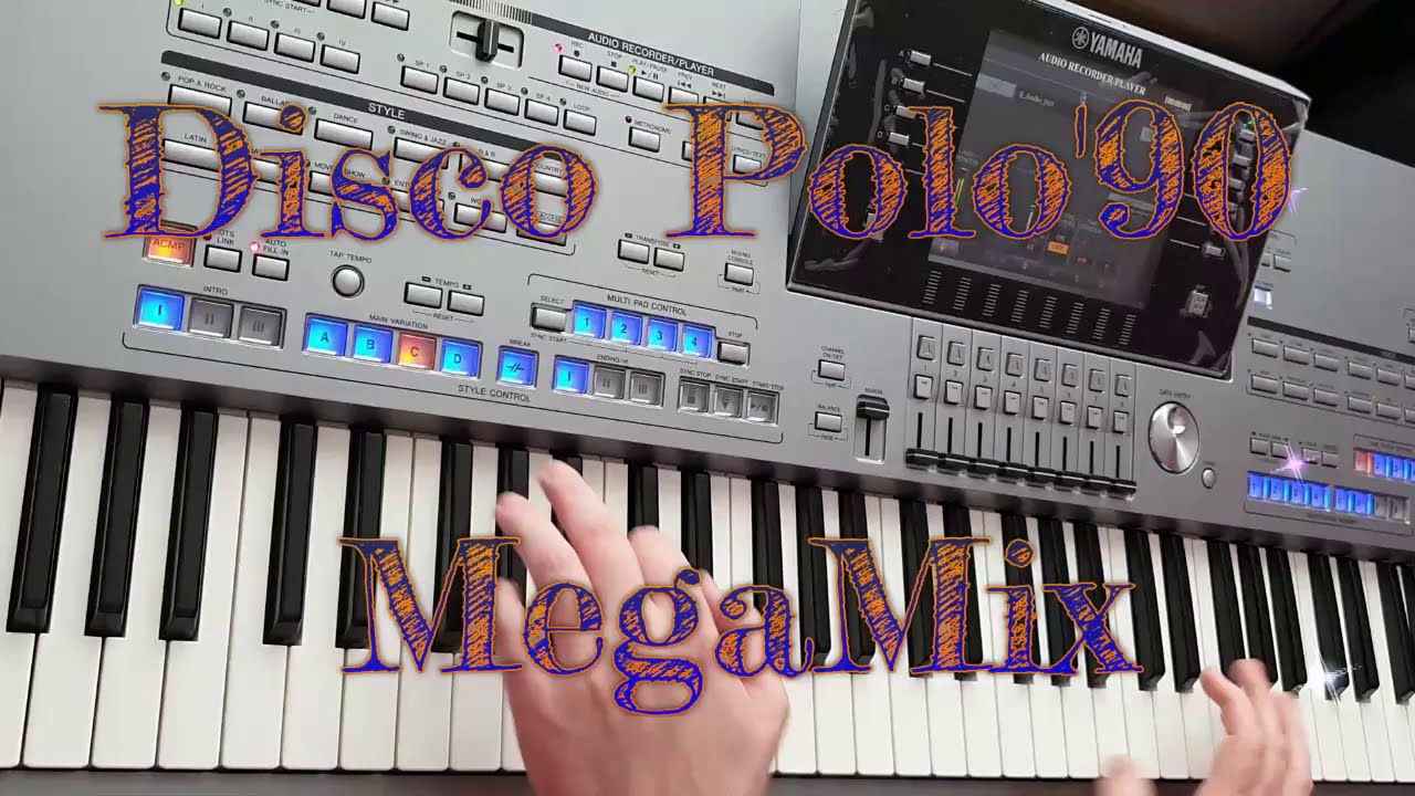 ДИСКО ПОЛО 90's MegaMix ☆Yamaha TYROS 5☆
