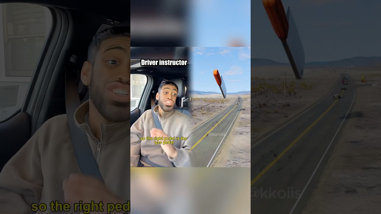 Gas pedal & break pedal at the same time&hellip;😂📸&nbsp;#funnyvideos