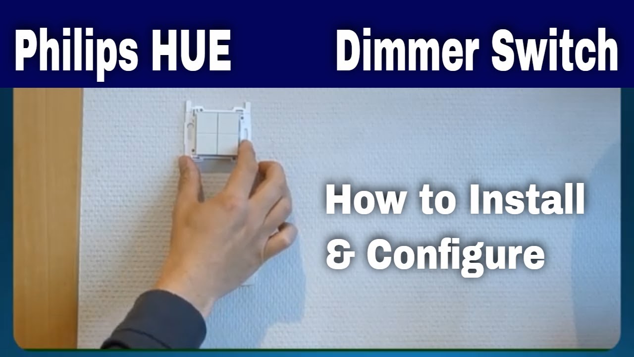How To Install and Configure the Niko Wireless Dimmer Switch for Philips Hue