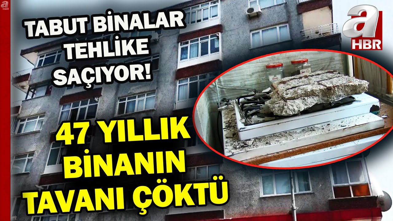 Güngören'deki 47 yıllık binada tedirgin eden manzara! Tavan döküldü, içinden çıkanlar şaşırttı!