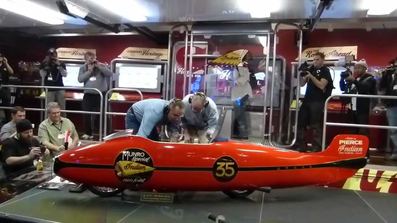Hear Burt Munro's 