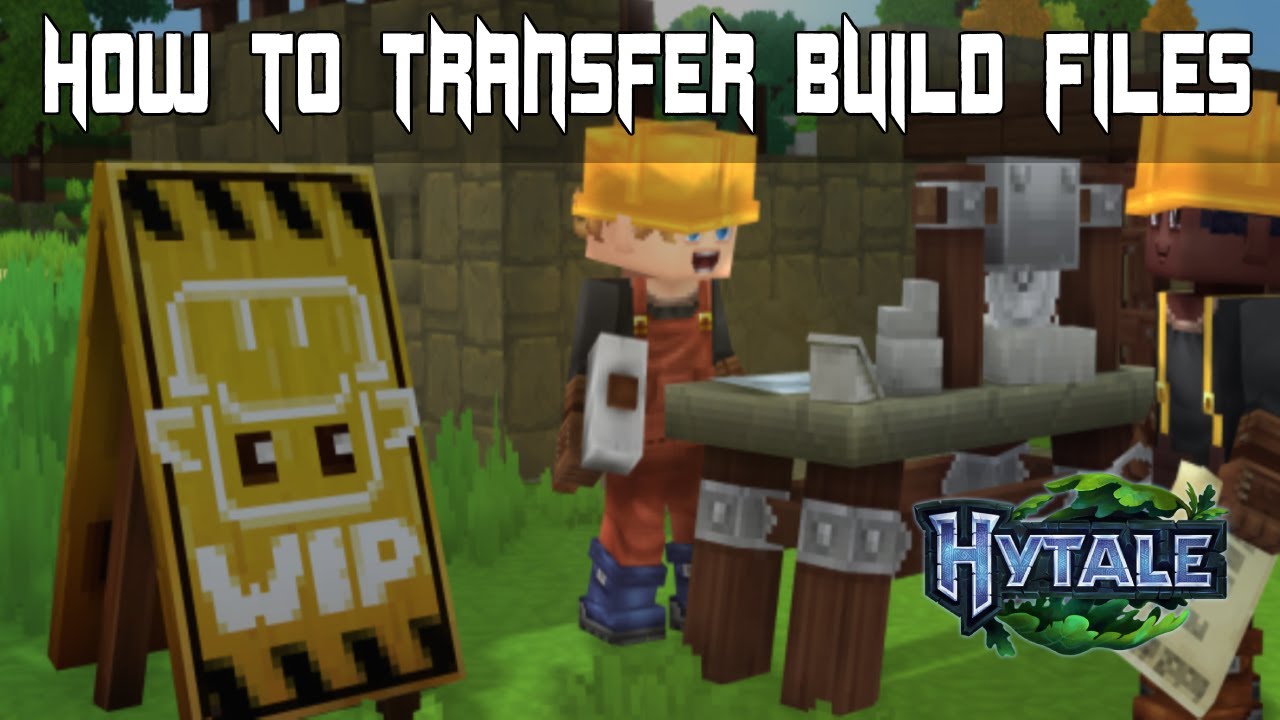 Как сохранить постройки Hytale из одного мира в другой