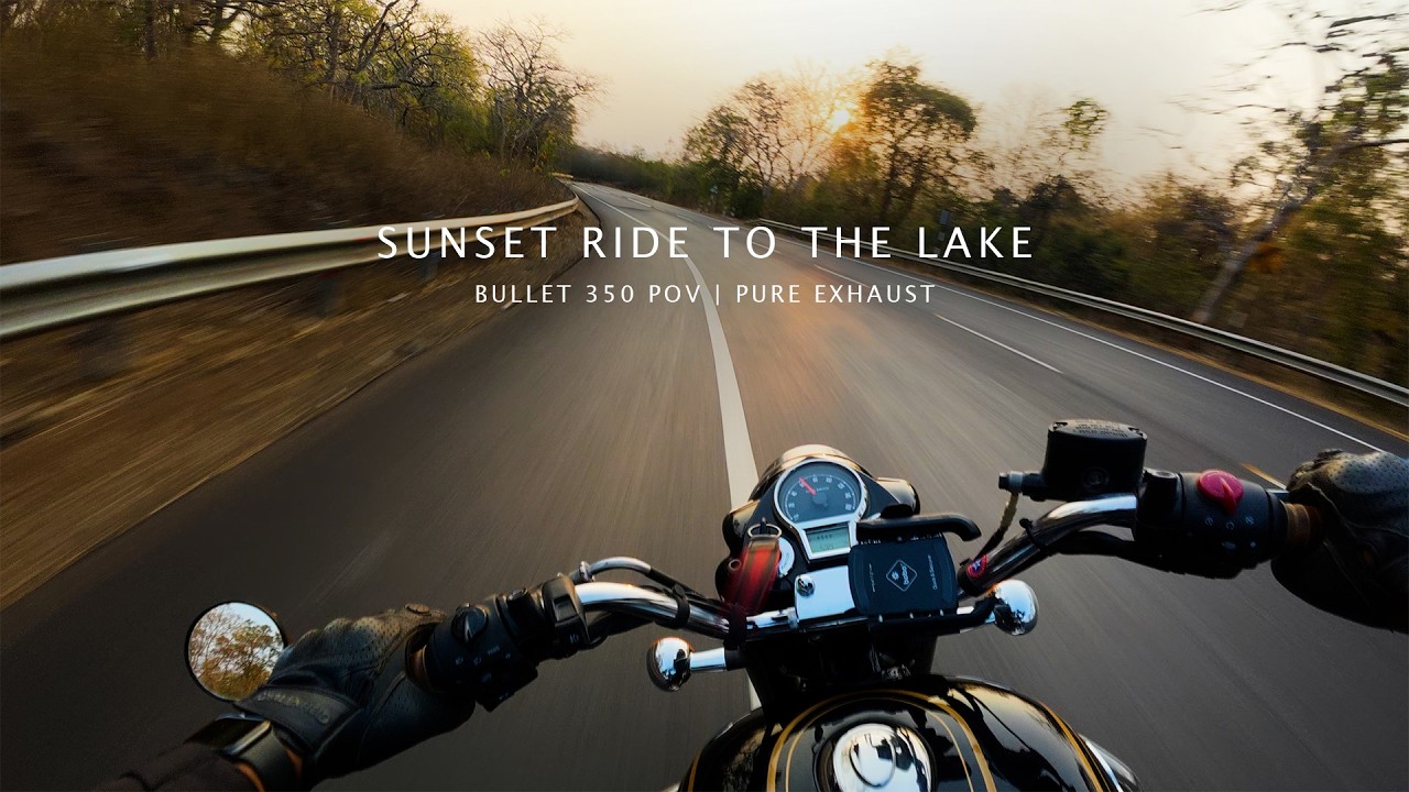 Riding Most Scenic Road | Bullet 350 | Raw Exhaust [4K]