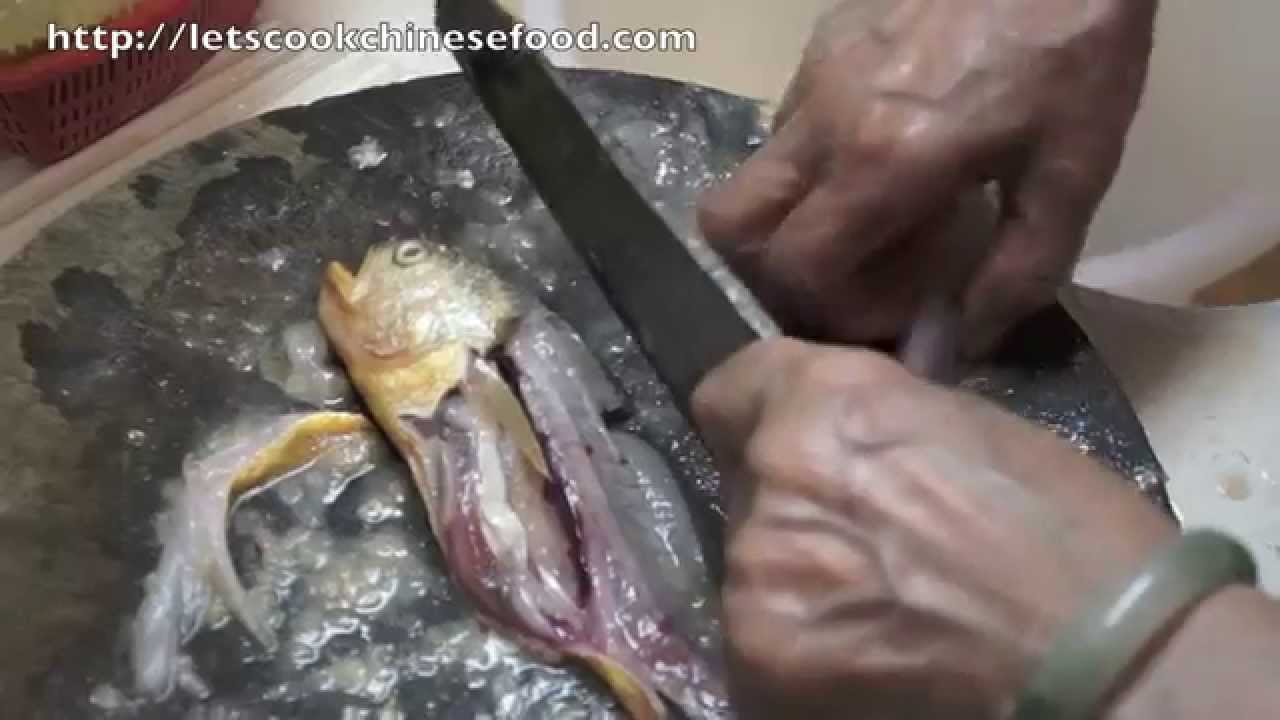 How to De-Bone a Fish (Yellow Croaker)