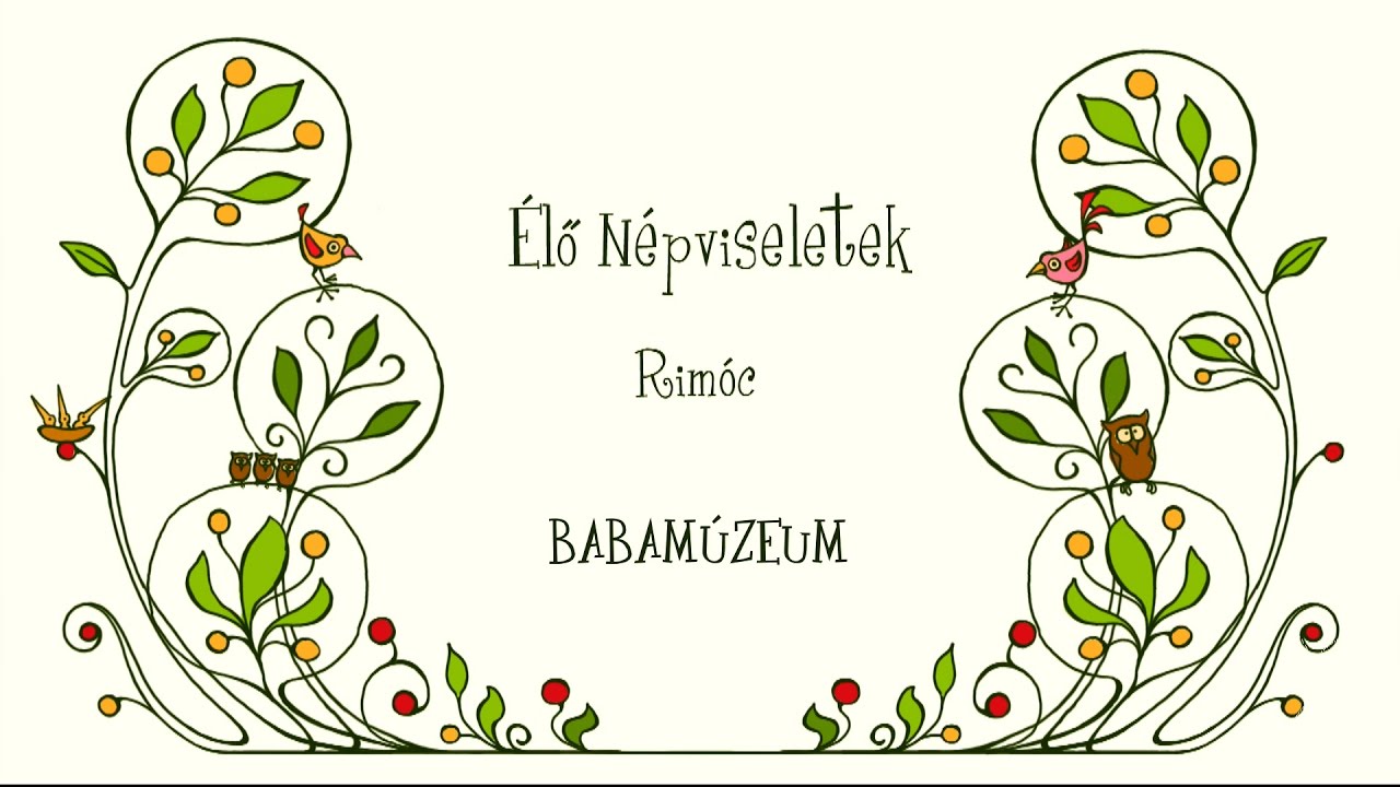 Élő népviselet Rimóc Babamúzeum
