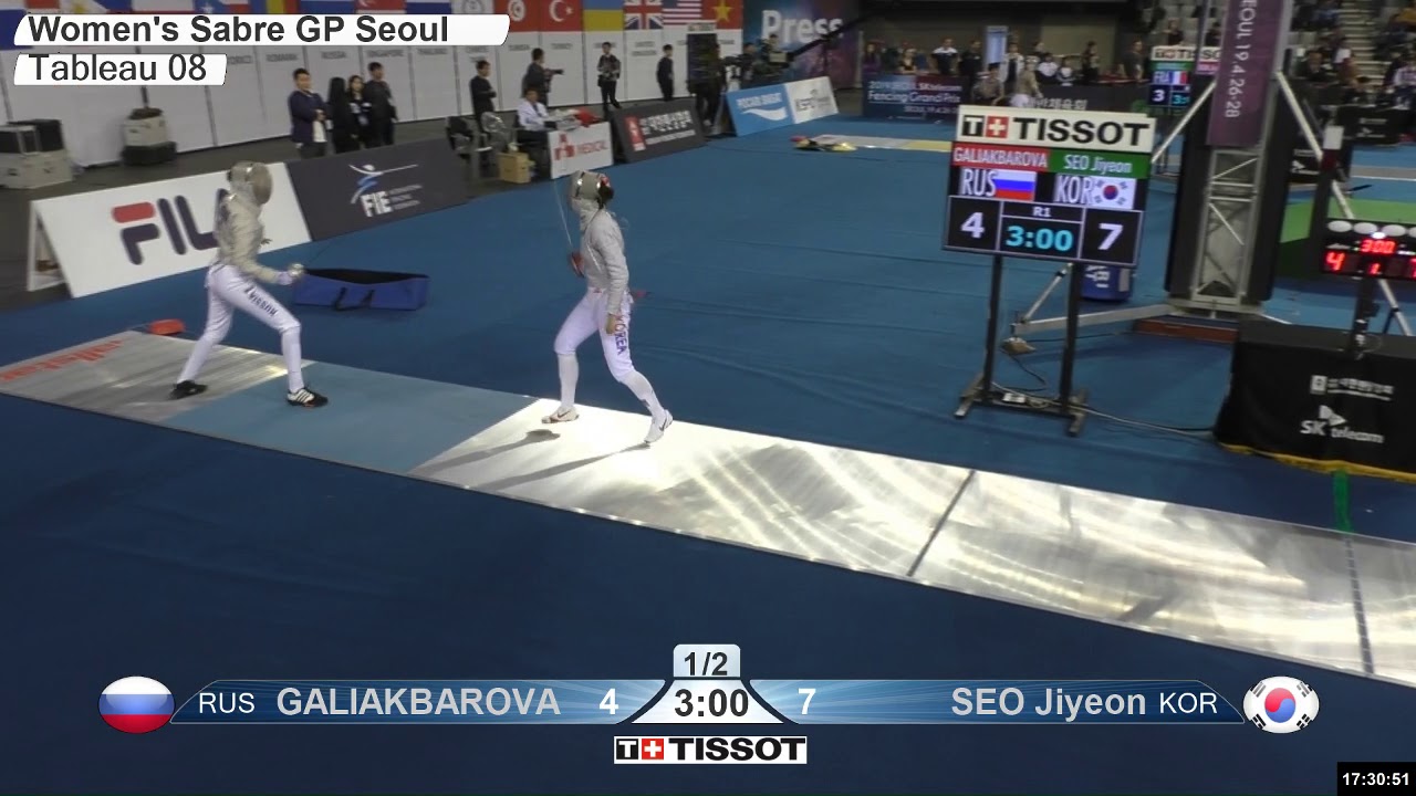 2019 468 T08 01 F S Individual Seoul KOR GP BLUE SEO KOR vs GALIAKBAROVA RUS