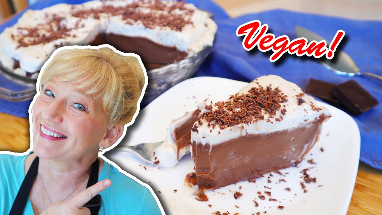 Delicious Vegan Chocolate Silk Pie Recipe | Plant Based Healthy Dessert Recipe