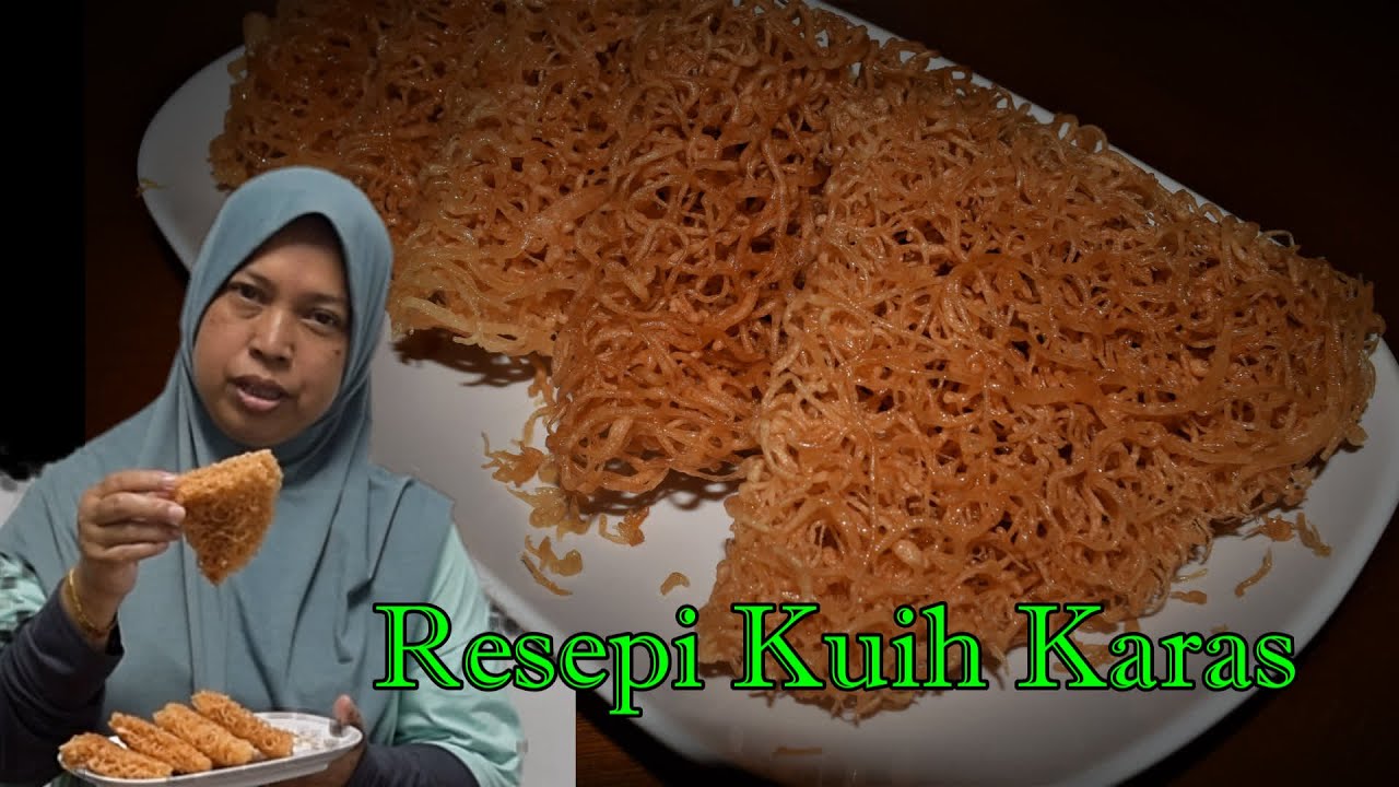 Resepi Mudah Kuih Karas Paling Rangup  || Kuih Tradisional Melayu