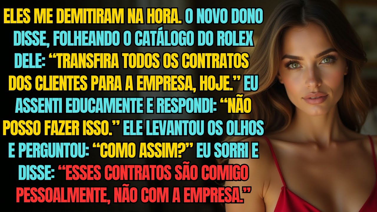 Eles Me Demitiram E Exigiram Os Contratos Dos Clientes — Eu Disse Que Eram Meus E Virei O Jogo Hoje!