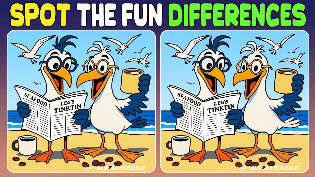 Find 3 Differences in 90 seconds | Concentration Puzzle Challenge