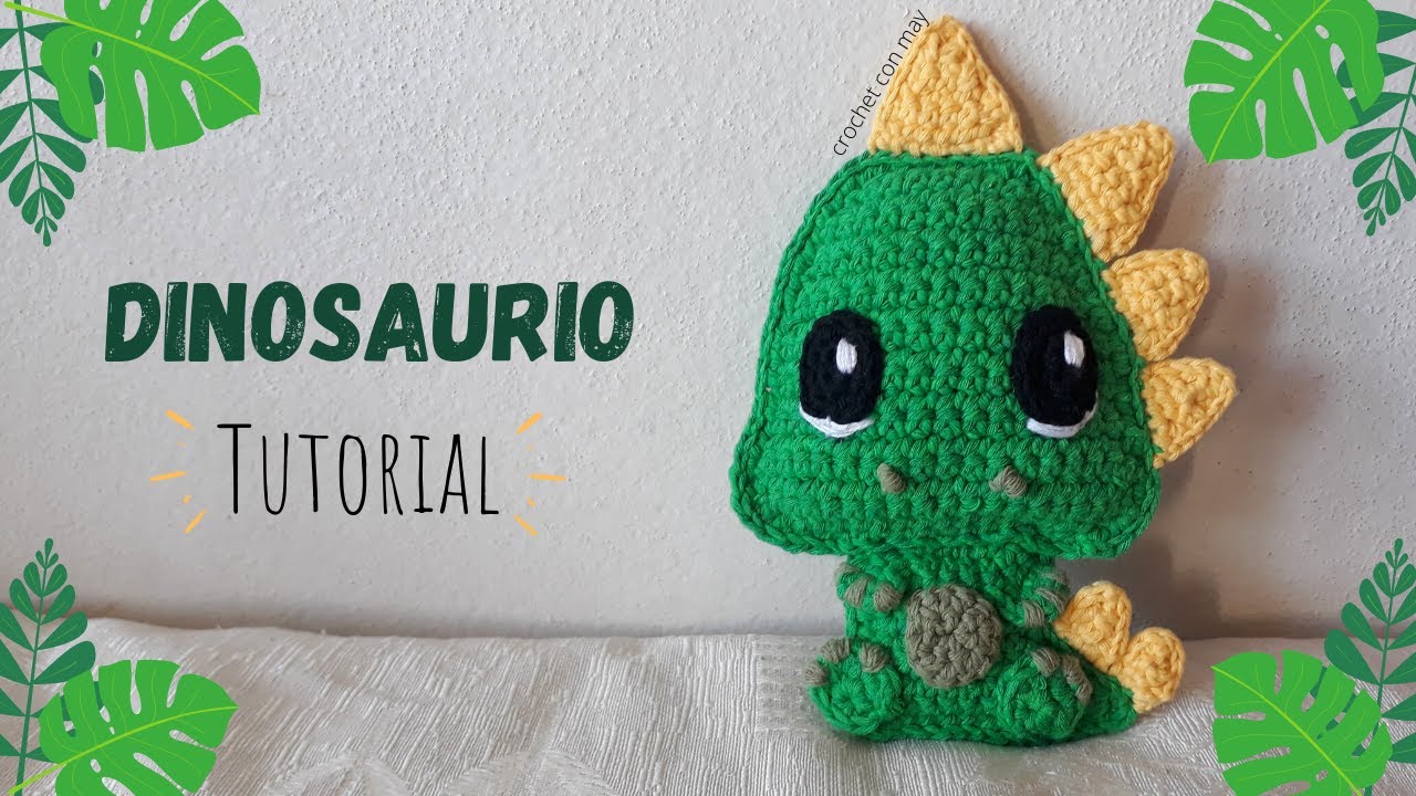 DINOSAURIO amigurumi ragdoll TUTORIAL | Crochet con May
