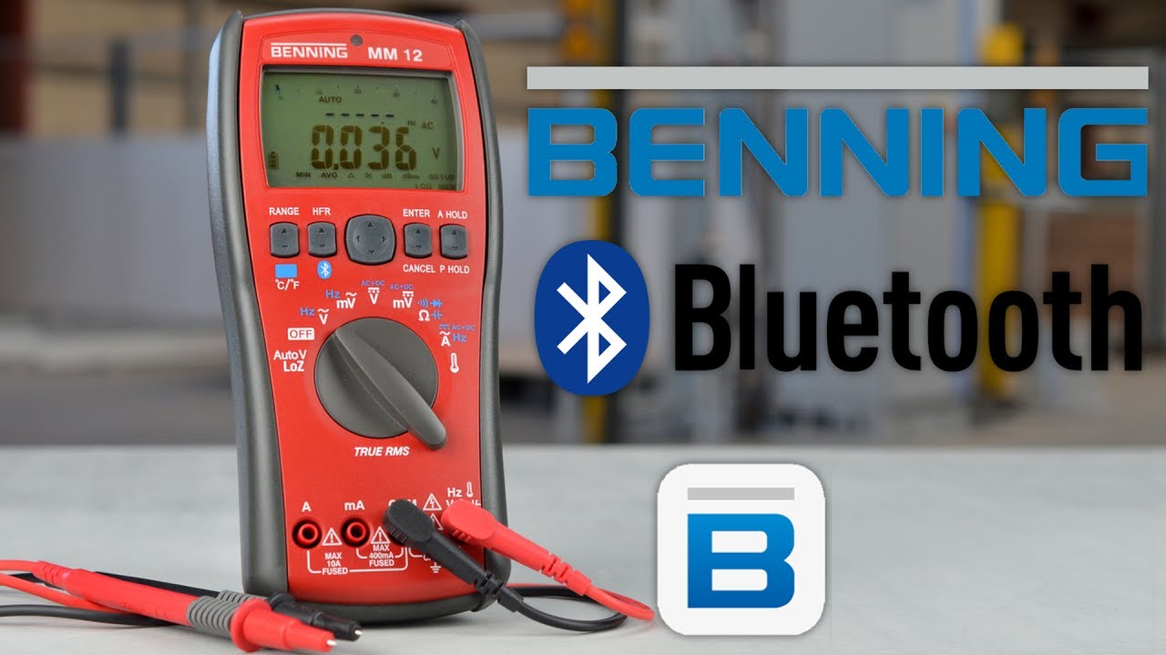 Vorstellung: digitales True RMS Bluetooth-Multimeter - BENNING MM 12 - (Reupload)