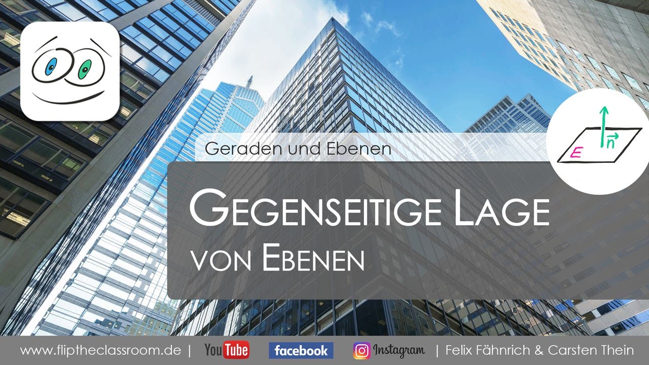 Gegenseite Lage von Ebenen  |  Geraden und Ebenen | Flip the Classroom